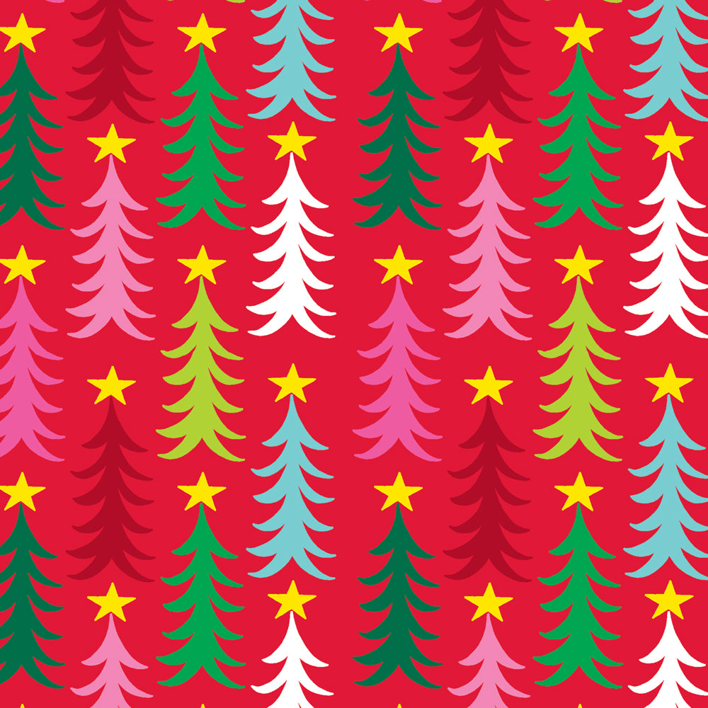 Christmas Gift Wrap Roll - Christmas Trees