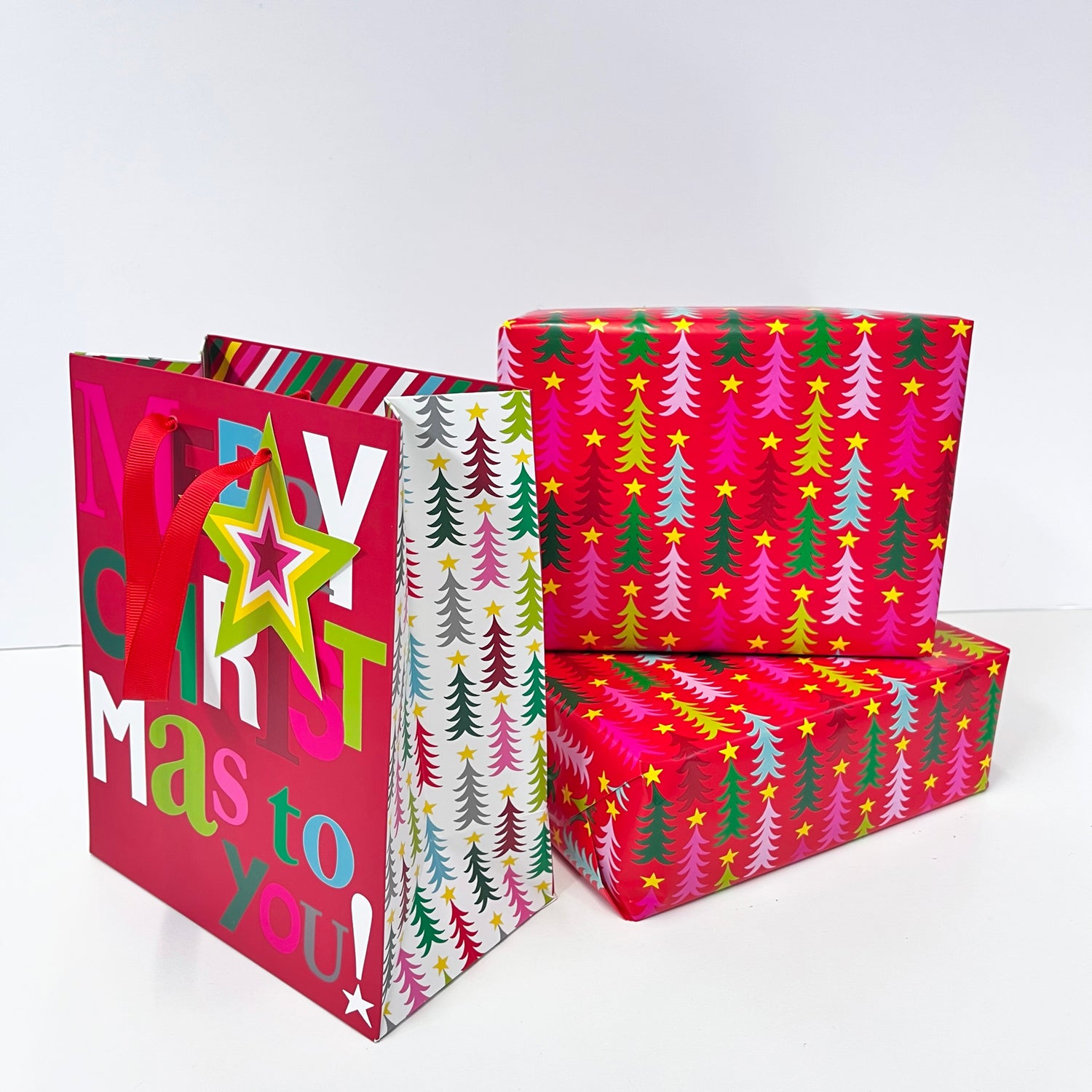 Christmas Gift Wrap Roll - Christmas Trees