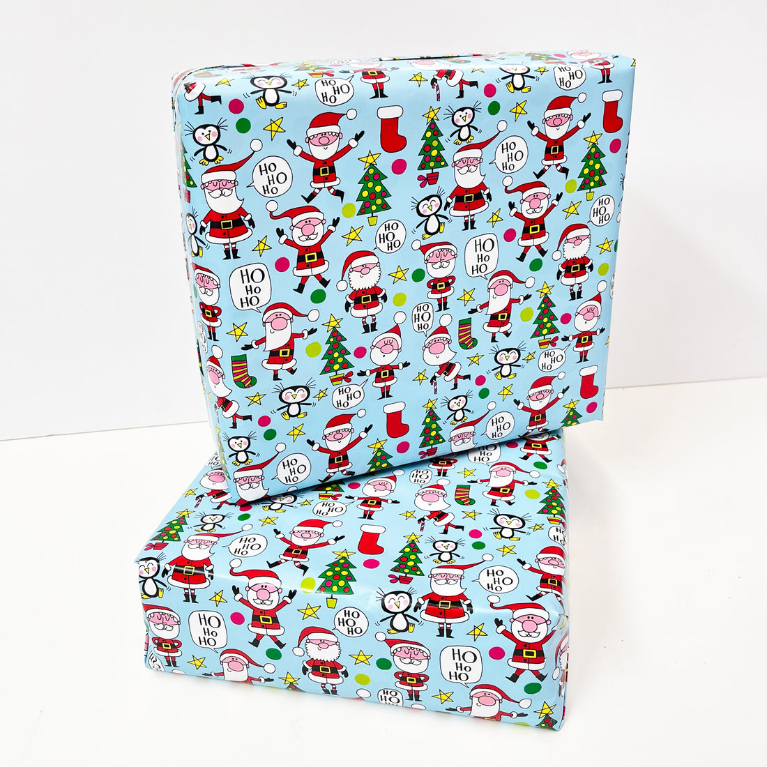 Christmas Gift Wrap Roll - Santas