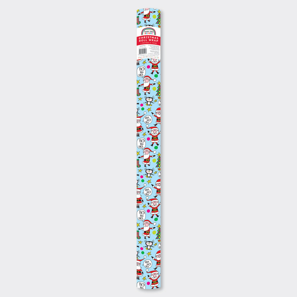 Christmas Gift Wrap Roll - Santas