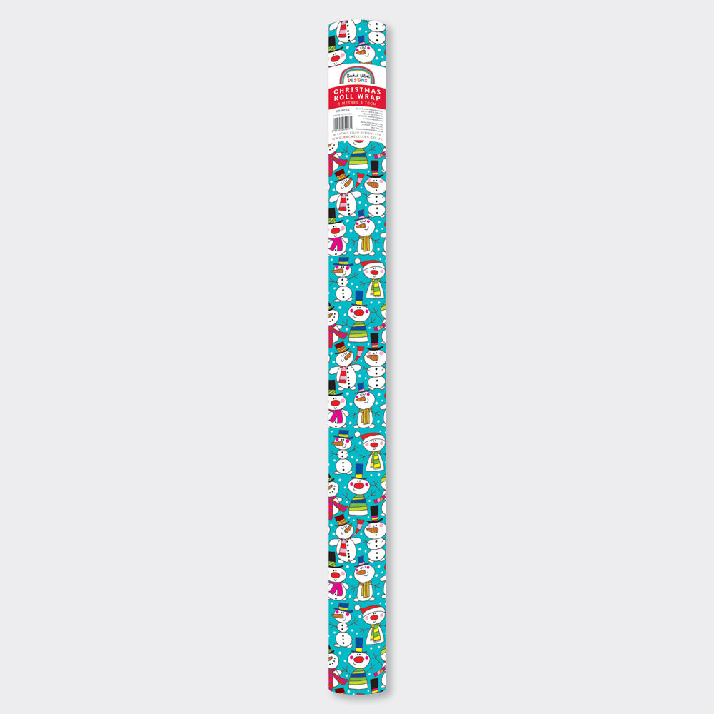 Christmas Gift Wrap Roll - Snowmen