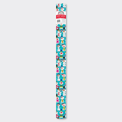 Christmas Gift Wrap Roll - Snowmen