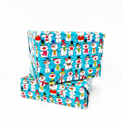 Christmas Gift Wrap Roll - Snowmen