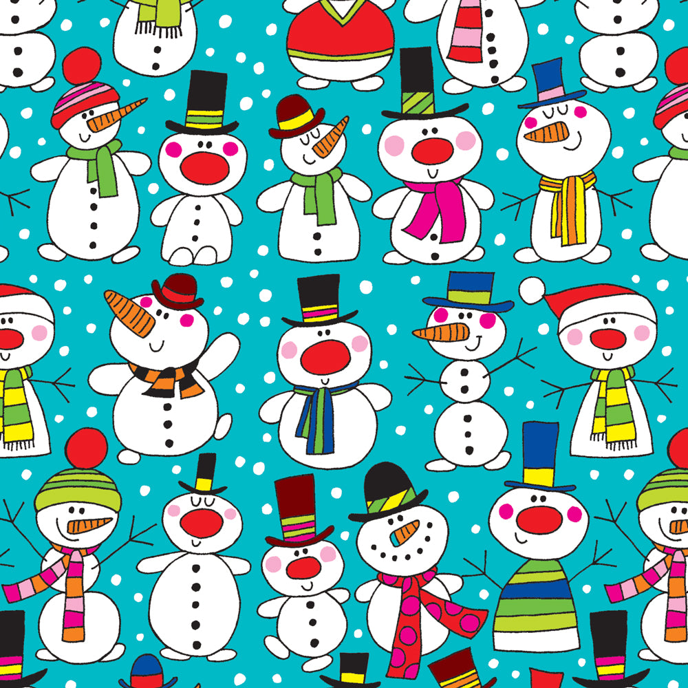 Christmas Gift Wrap Roll - Snowmen