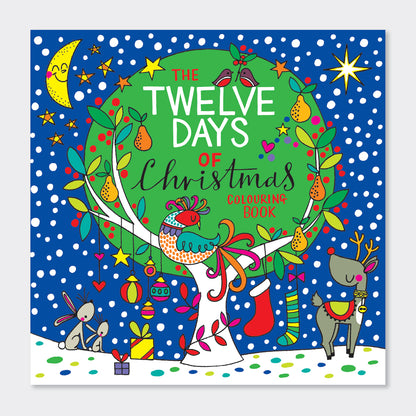 Square Colouring Book - 12 Days of Christmas