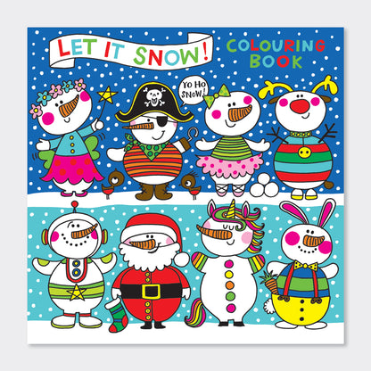 Square Colouring Book - Let It Snow