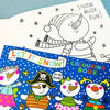 Square Colouring Book - Let It Snow