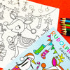 Square Colouring Book - Rudolph's Christmas