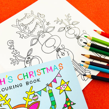 Square Colouring Book - Rudolph&