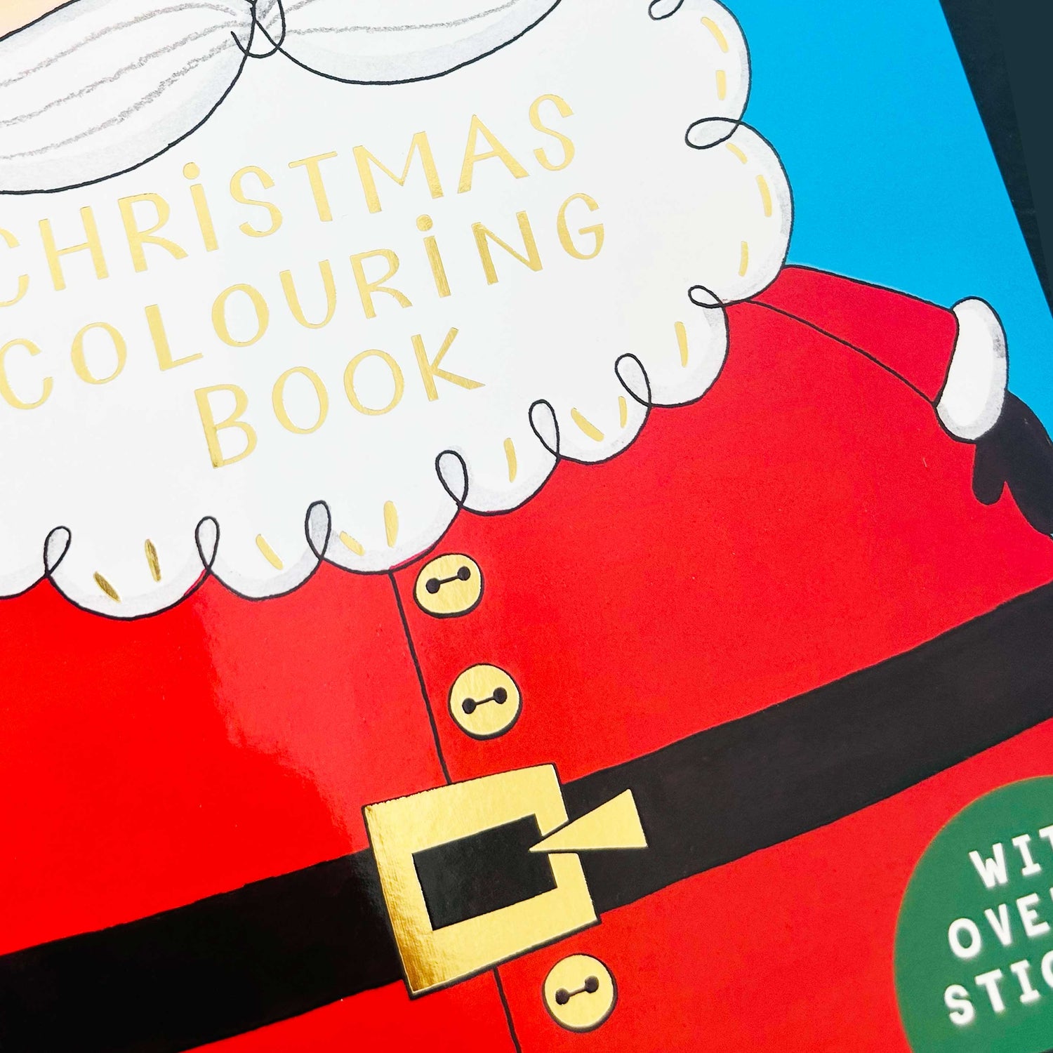 Christmas Die-Cut Colouring Book With Stickers