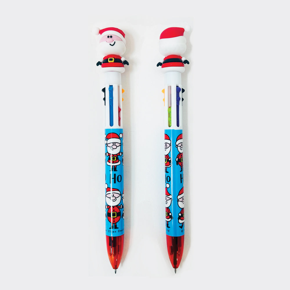 Santa Pen With Topper
