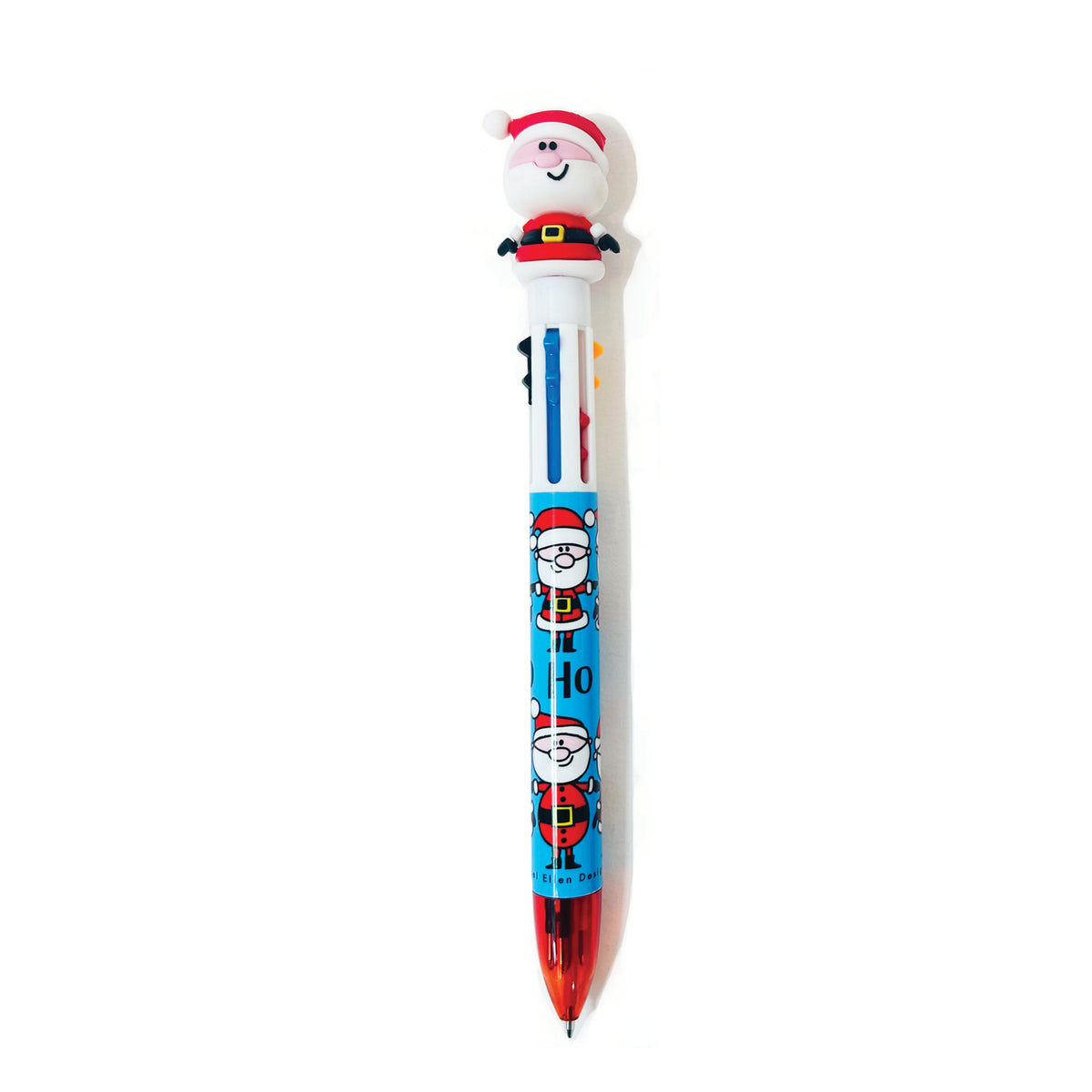 Santa Pen With Topper