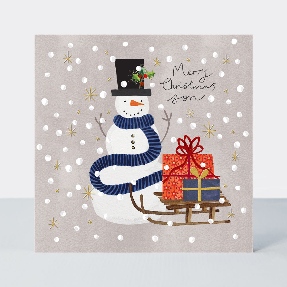 Yule Log - Son/Christmas Snowman