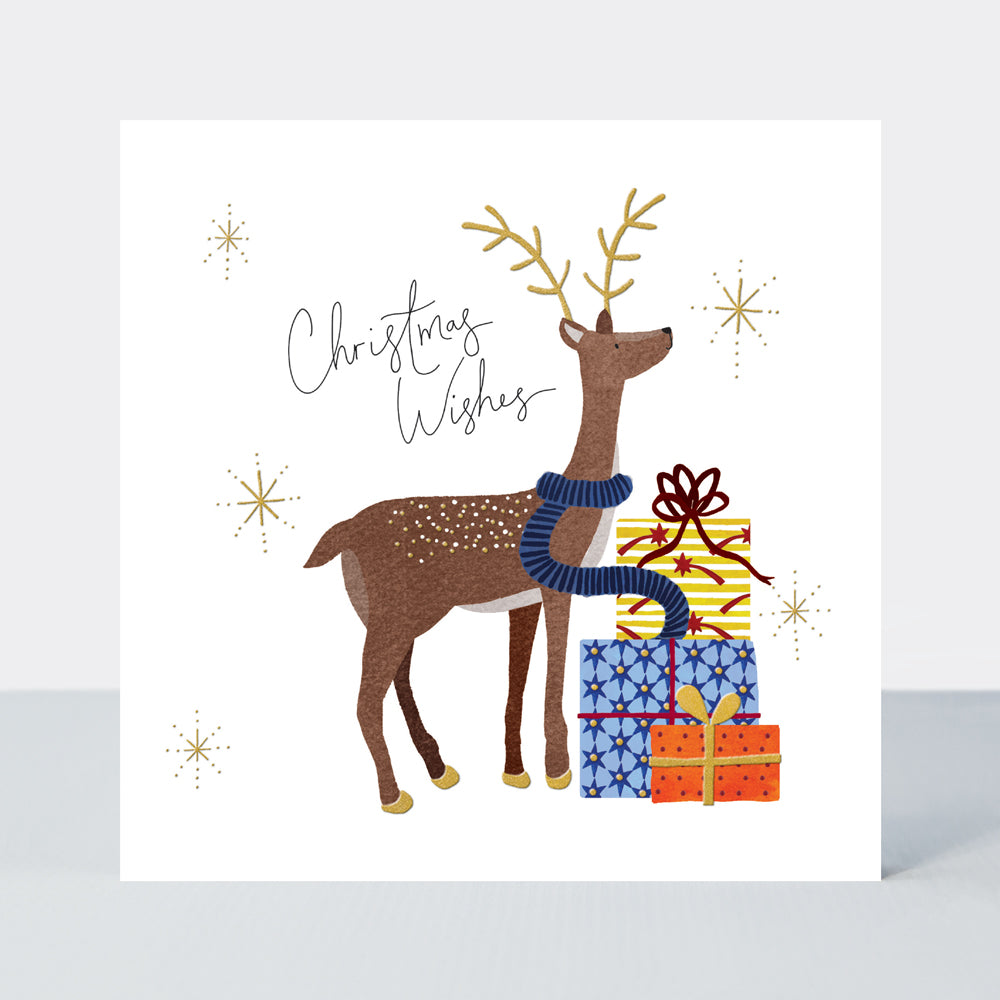 Yule Log - Christmas Reindeer/Christmas Wishes