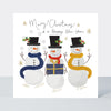 Yule Log - Christmas Snowmen/Merry Christmas & Happy New Year