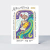 Zodiac Birthday Card - Aquarius