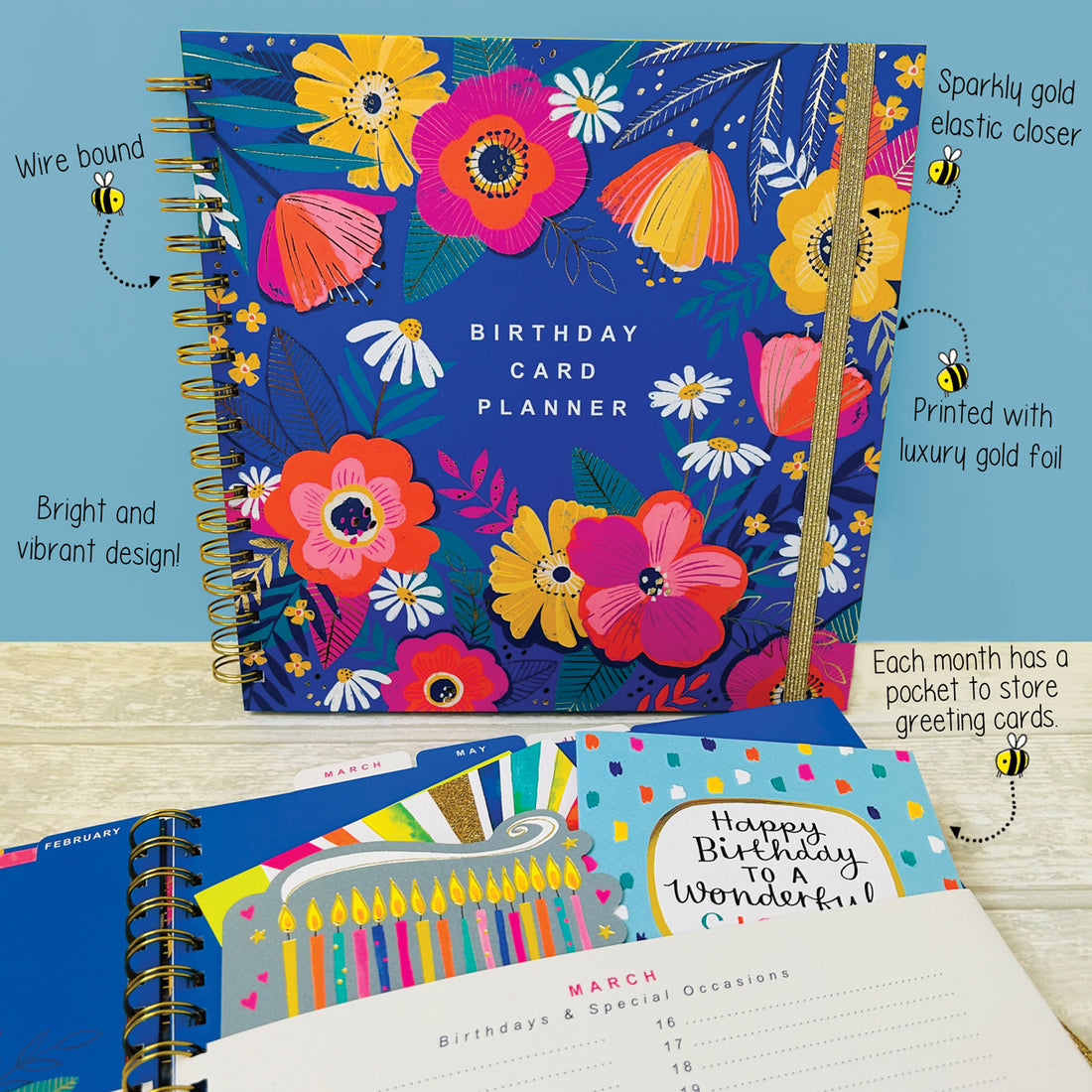 Birthday Card Planner Book