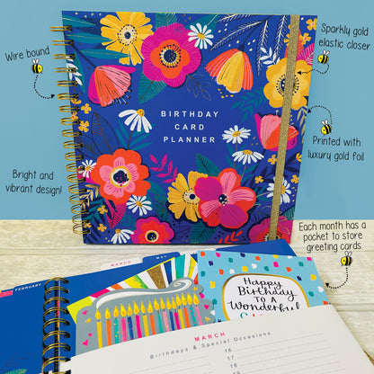 Birthday Card Planner Book