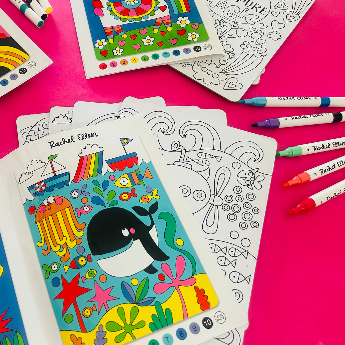 Pre order - Colour by Numbers Kit - Under the Sea