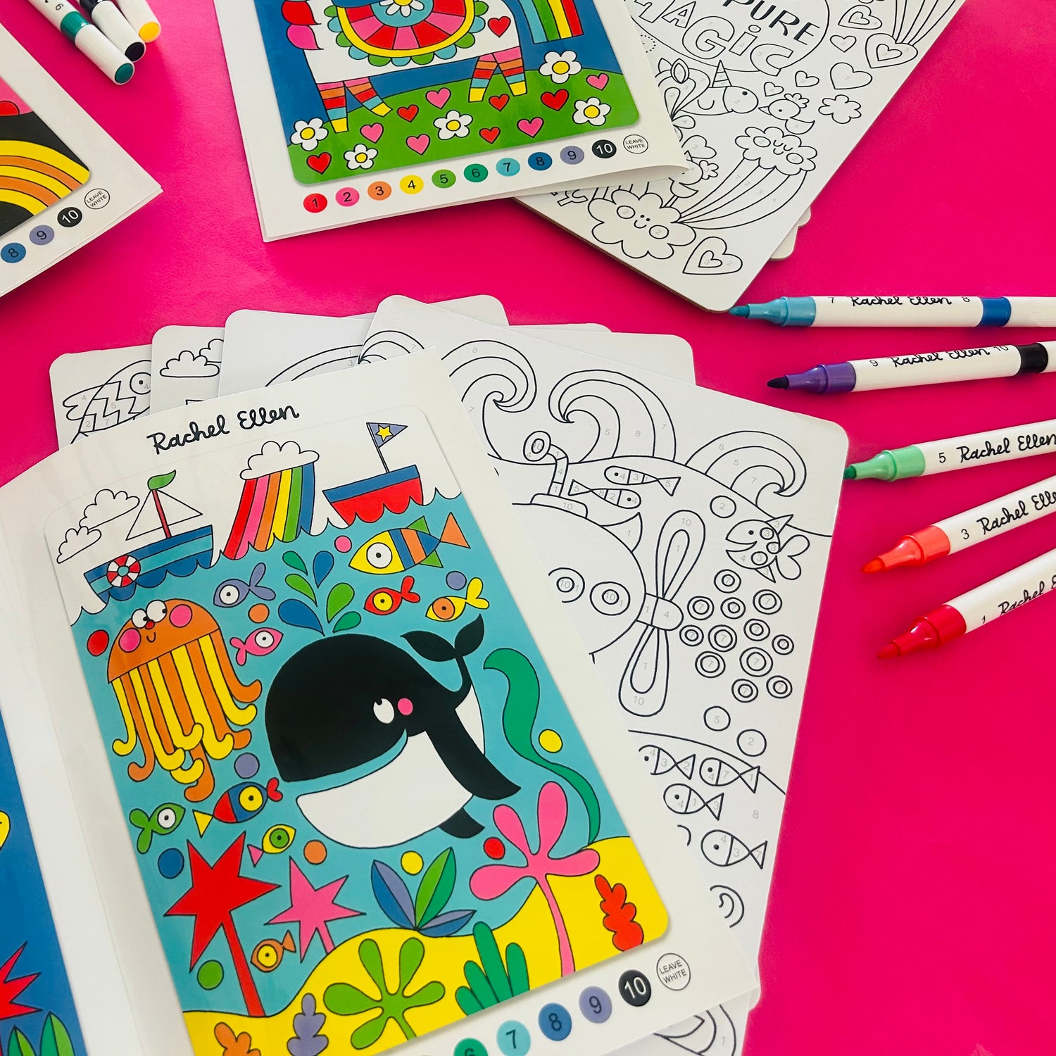 Pre order - Colour by Numbers Kit - Under the Sea