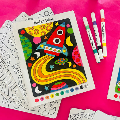 Pre order - Colour by Numbers Kit - Cosmic