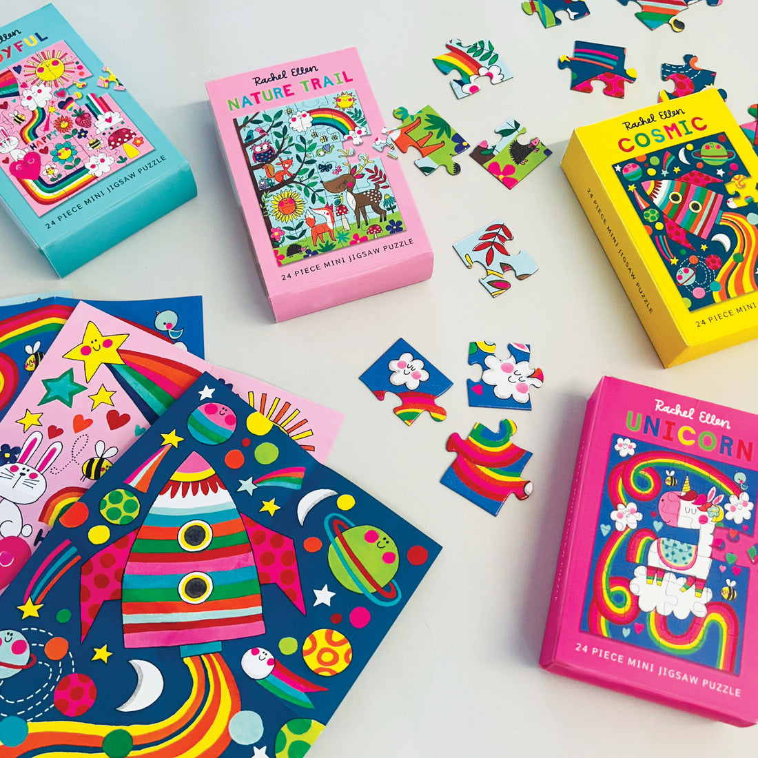 Pre order - Mini Jigsaw Puzzle CDU - 4 designs/6 of each