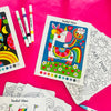 Pre order - Colour by Numbers Kit - Unicorns & Rainbows