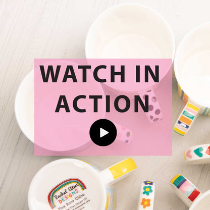 Boxed Bone China Mug - Bee Happy!