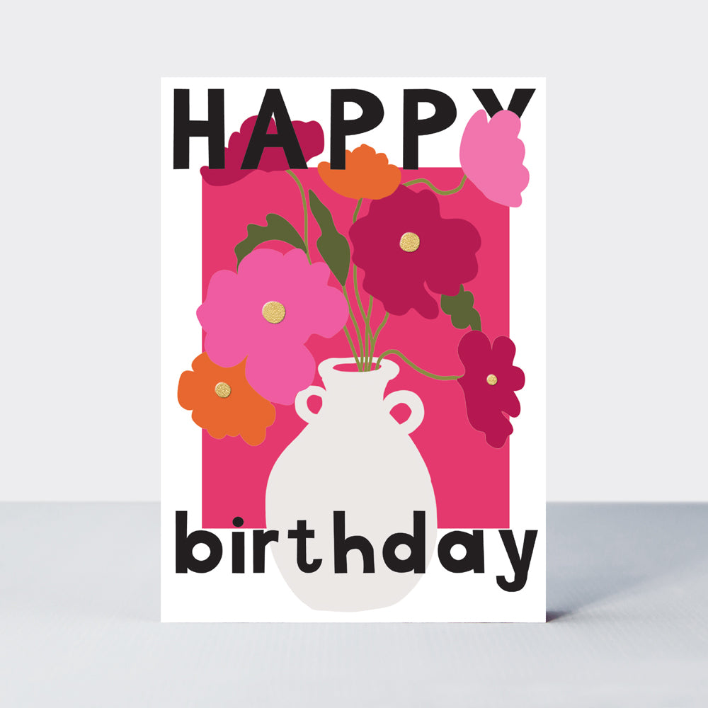 Belle - Happy Birthday/Pink Poppies