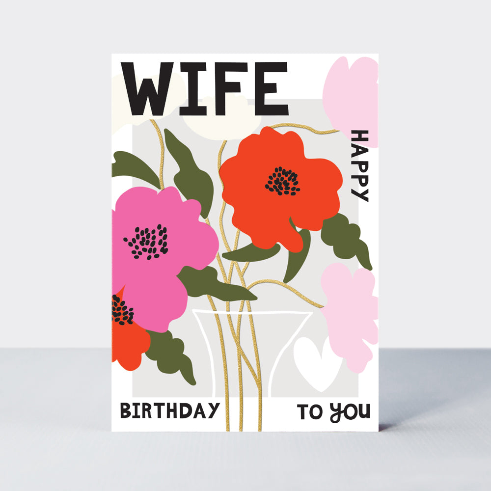 Belle - Wife Birthday/Pink Floral Bunch