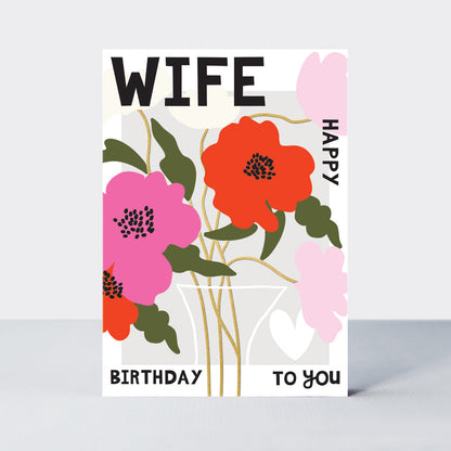 Belle - Wife Birthday/Pink Floral Bunch
