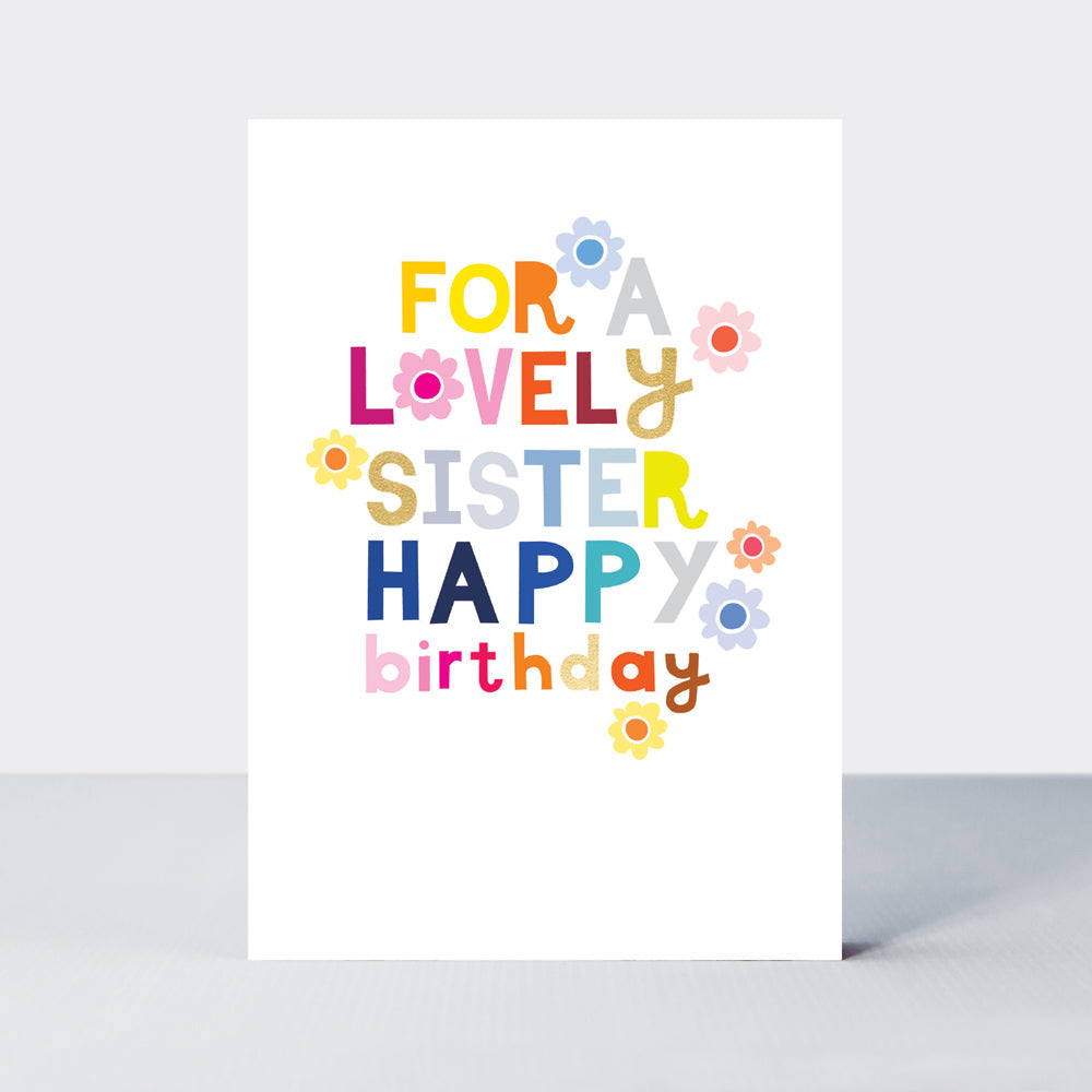 Checkmate - Sister Birthday/Floral Words