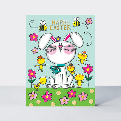 Easter Foiled Pack of 10 Notecards - Easter Chick