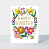 Easter Foiled Pack of 10 Notecards - Easter Bunny