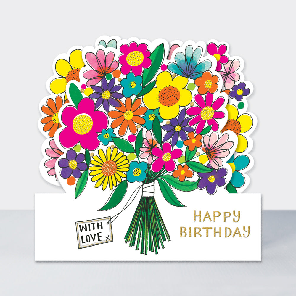 Side by Side - Happy Birthday/Bouquet of Flowers