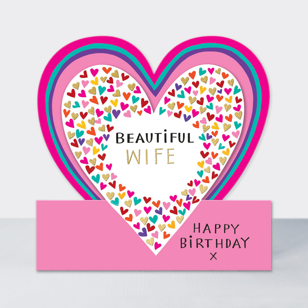 Side by Side - Beautiful Wife/Happy Birthday/Love Hearts