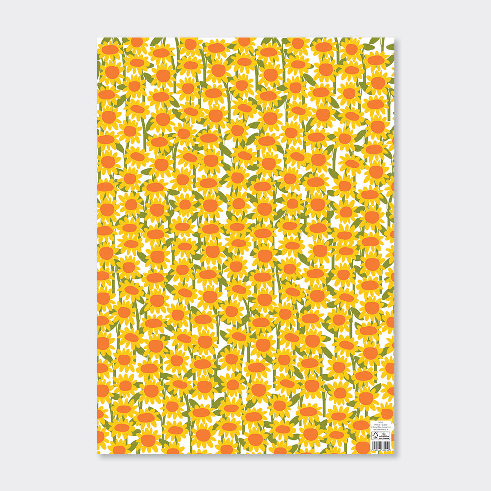 Flat Wrap - Sunflowers